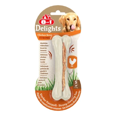 8in1 Os de mastication et entraînement de la mâchoire Delights Strong S 6x1 pcs