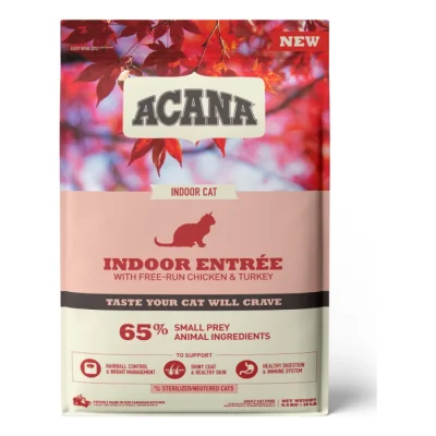 ACANA Indoor Entrée avec poulet, dinde et hareng 4,5 kg