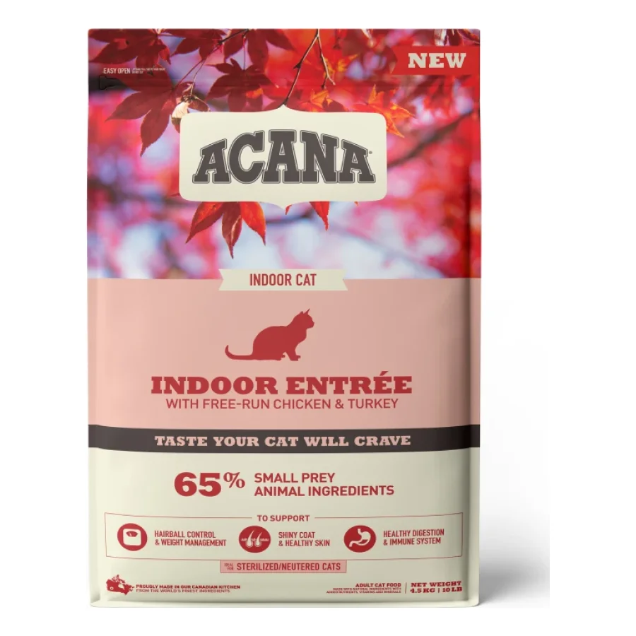 ACANA Indoor Entrée avec poulet, dinde et hareng 4,5 kg