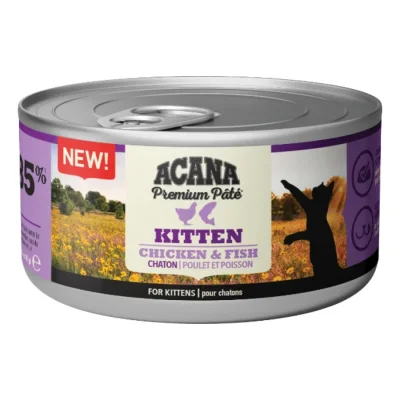 ACANA Premium Pâté Kitten poulet et poisson 24x85 g