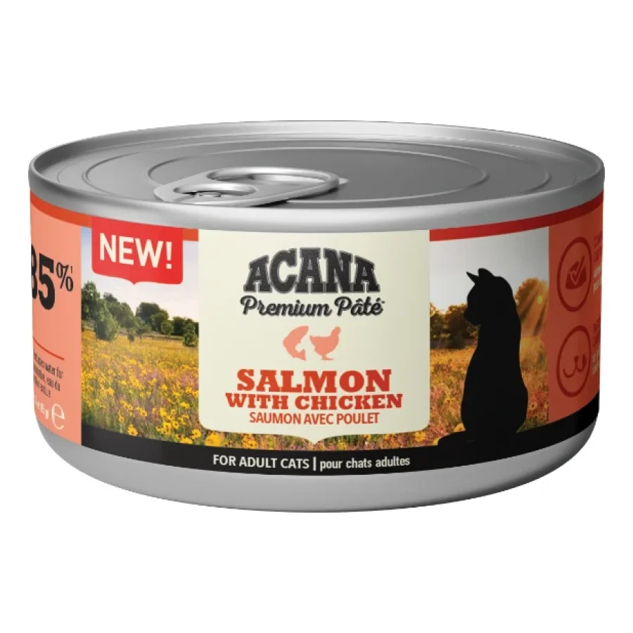 ACANA Premium Pâté Saumon et poulet 24x85 g