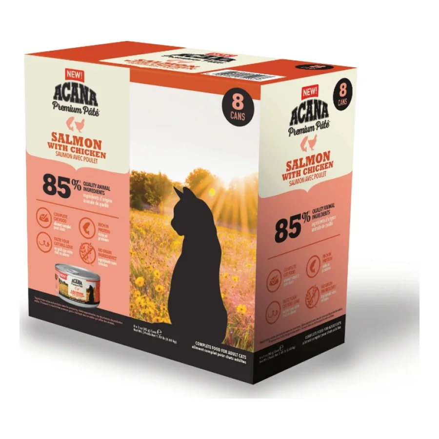 ACANA Premium Pâté Saumon et poulet 32x85 g