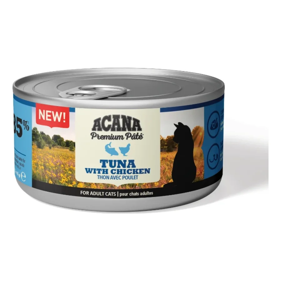 ACANA Premium Pâté Thon et poulet 24x85 g