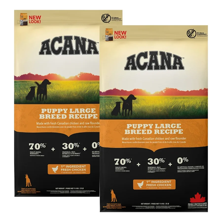 ACANA Puppy Large Breed 11,4 kg 2x11,4 kg