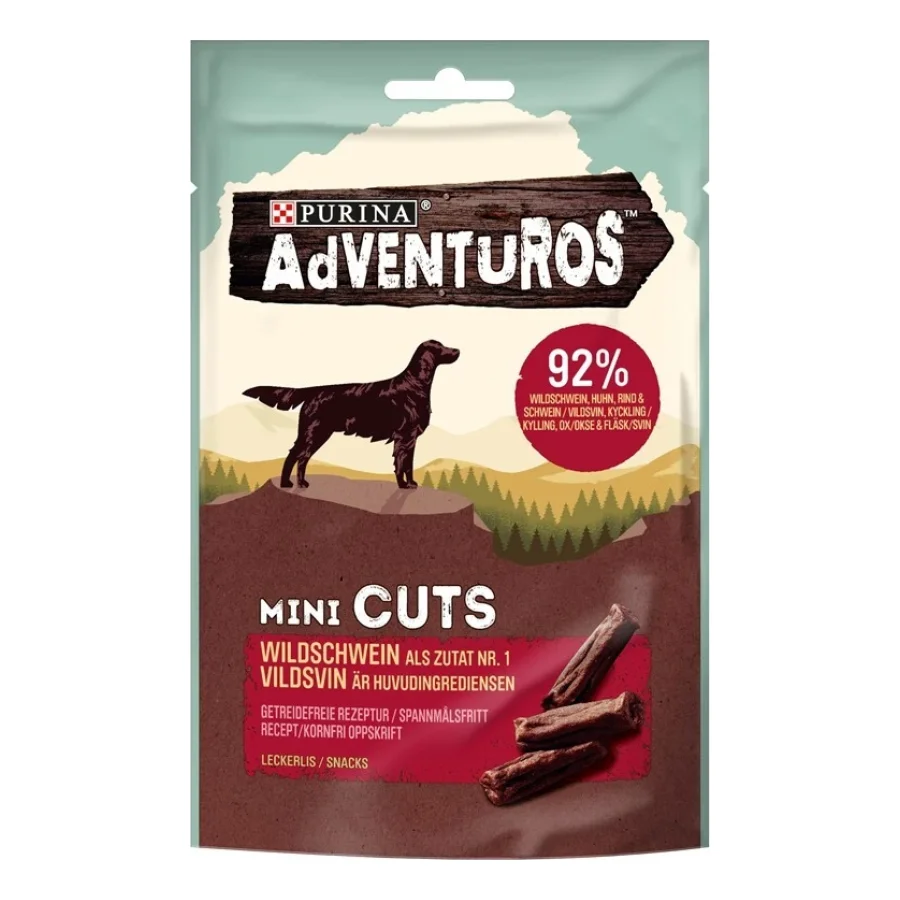 Adventuros Mini Cuts Sanglier 8 x 70g