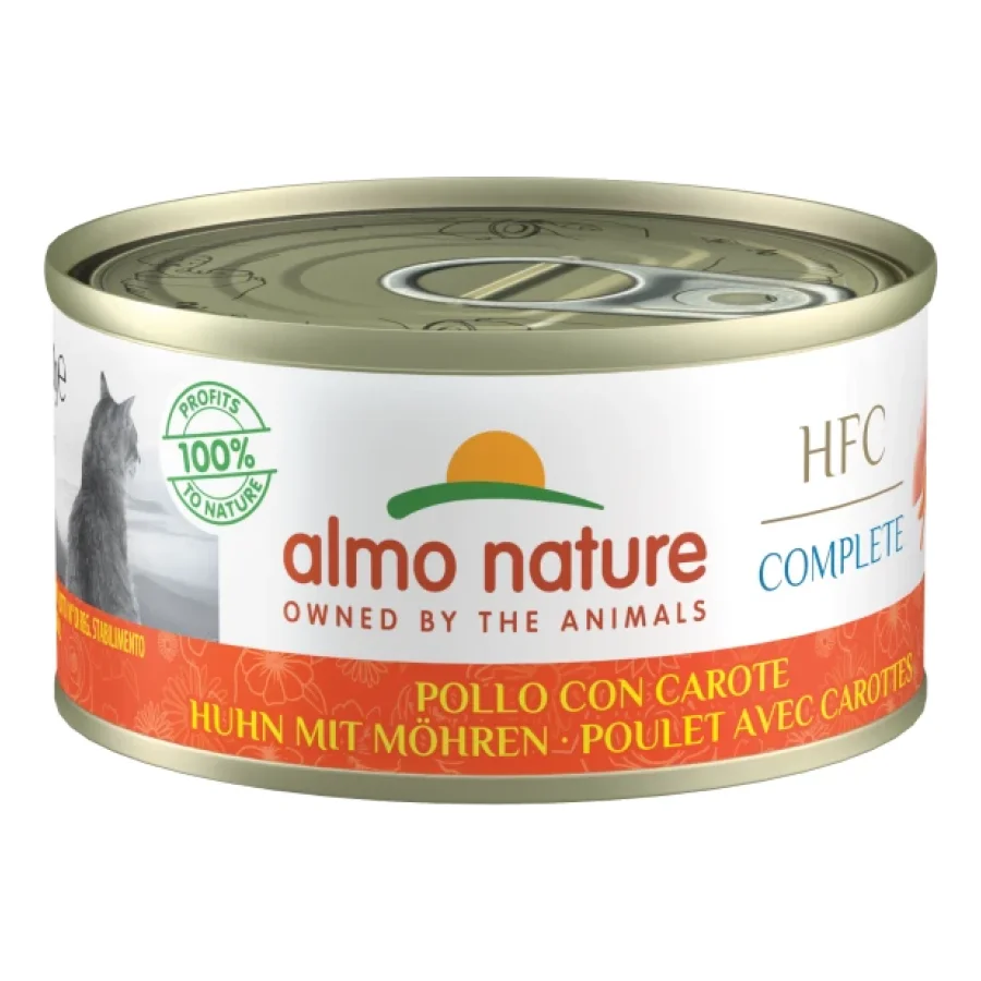 Almo nature Almo Complete HFC Poulet aux carottes 48x70 g
