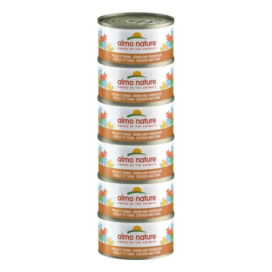 Almo nature Almo HFC 6x70g Thon et poulet