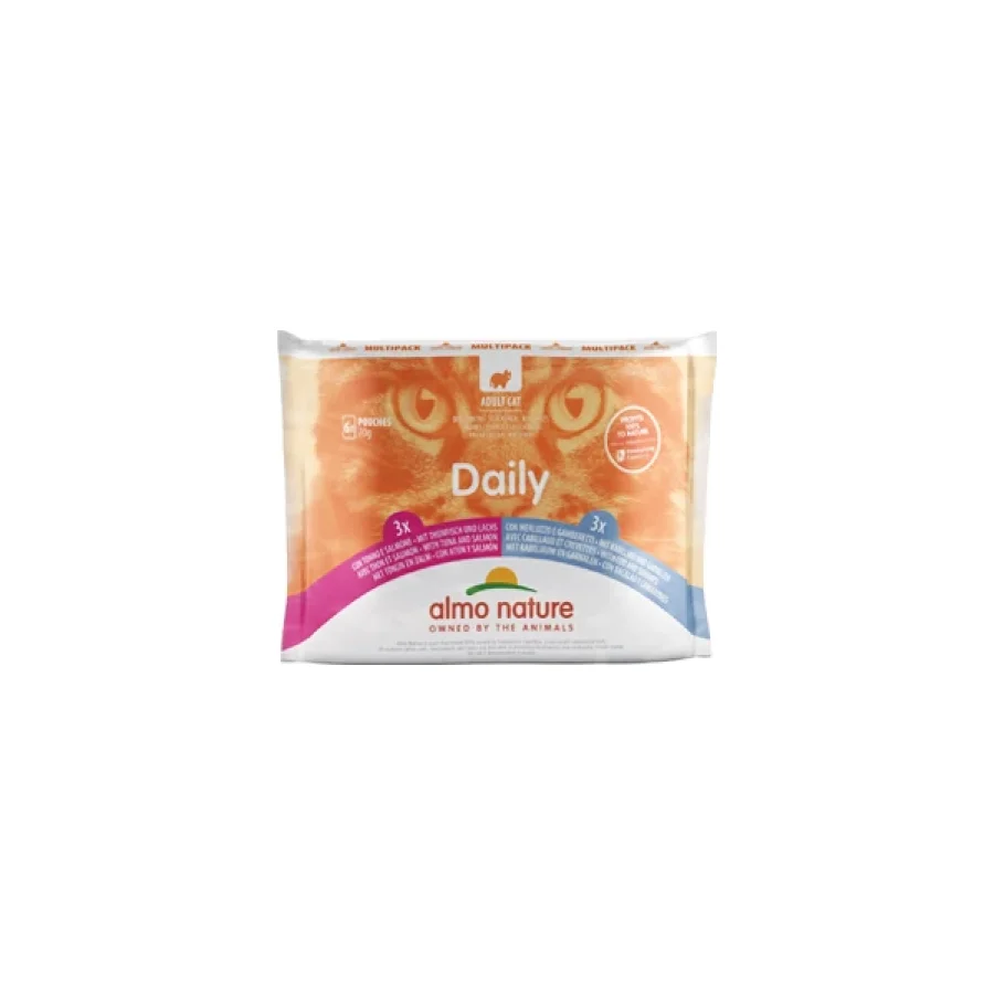 Almo nature Daily Multipack 6 x 70 g Sélection de poisson