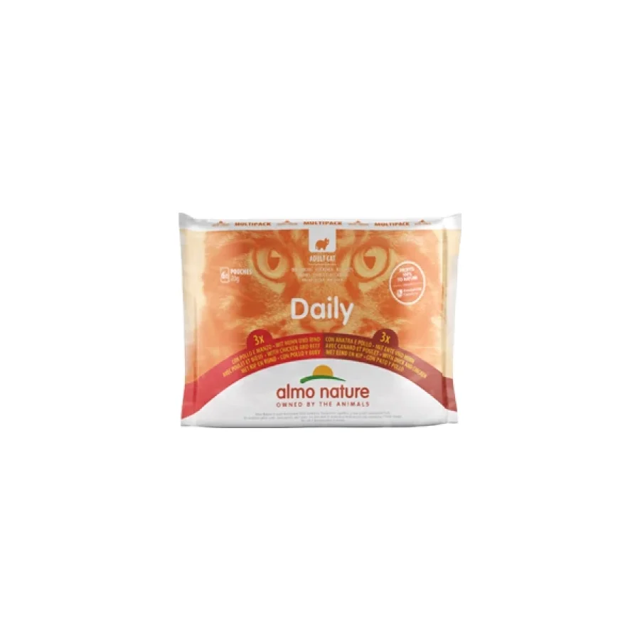 Almo nature Daily Multipack 6 x 70 g Sélection de viandes