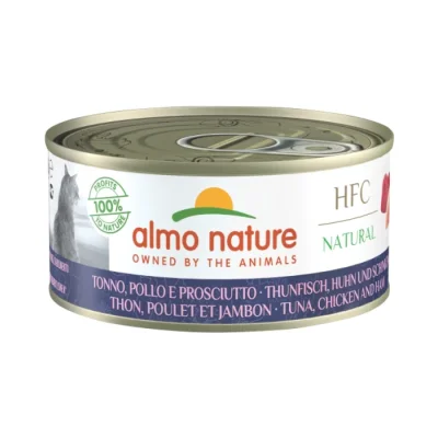 Almo nature HFC 24 x 150 g Thon, poulet et jambon