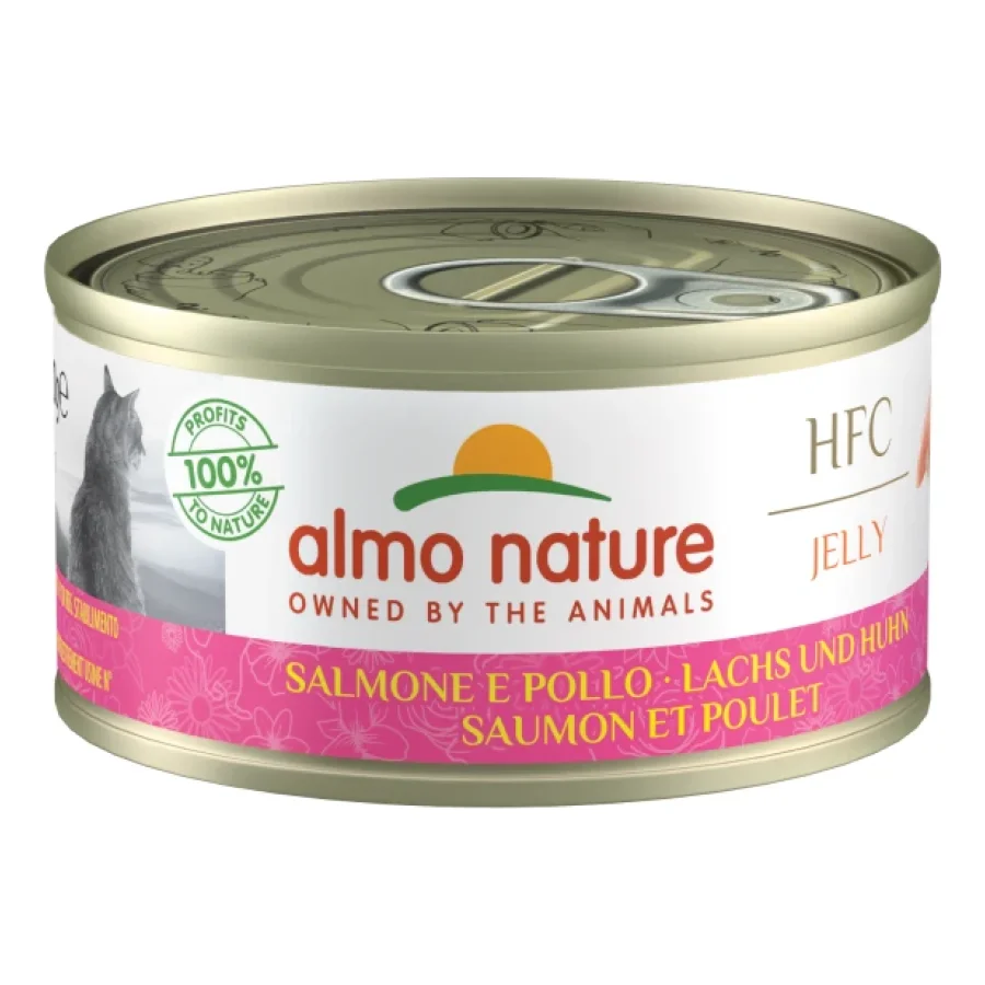 Almo nature HFC Jelly 24 x 70 g Saumon et poulet