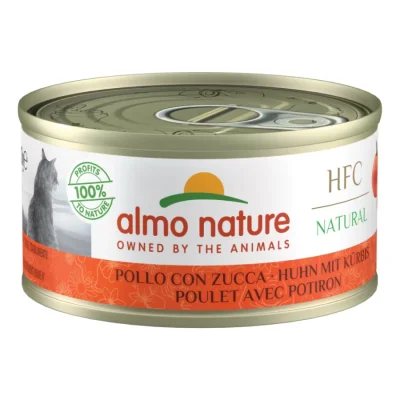 Almo nature HFC Natural Cat poulet avec potiron 24x70g