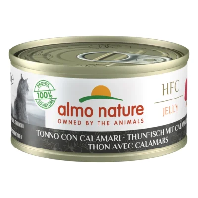 Almo nature Jelly 24x70g Thon avec calamars