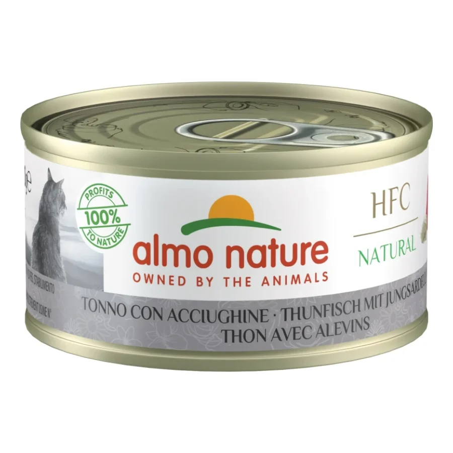Almo nature Natural Cat Thon aux anchois douaniers 24 x 70 g