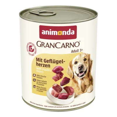 animonda Assortiment GranCarno Original adulte Cœur de volaille 12x800 g