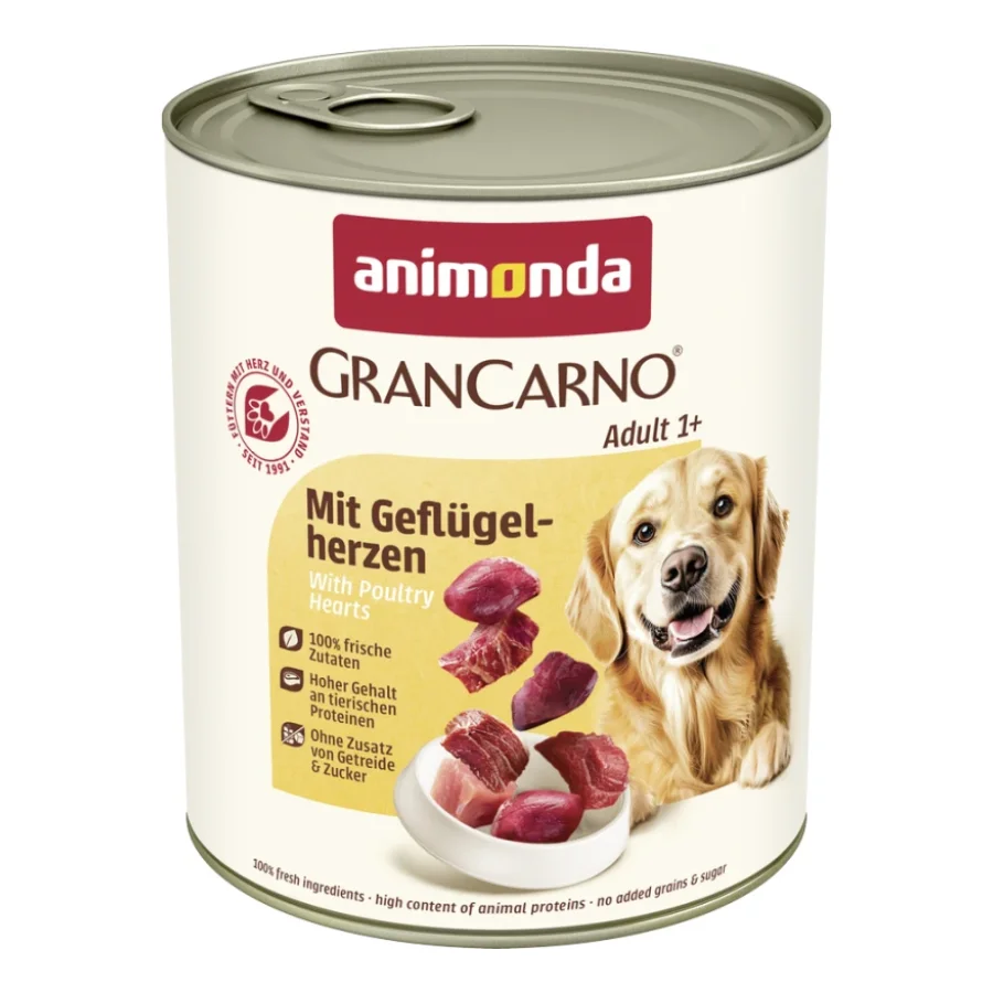 animonda Assortiment GranCarno Original adulte Cœur de volaille 6x800 g