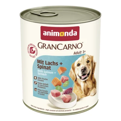 animonda Assortiment GranCarno Original adulte Saumon et épinards 12x800 g