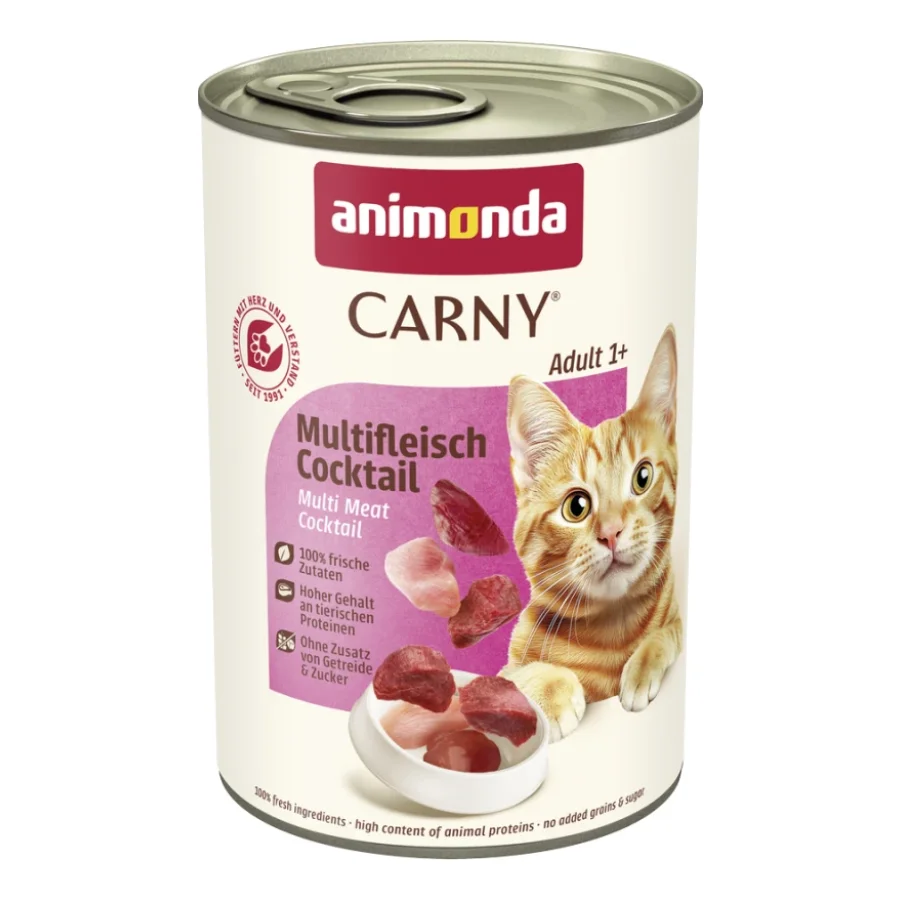 animonda Carny nourriture humide pour chat Adulte 6x400 g Cocktail multiviande