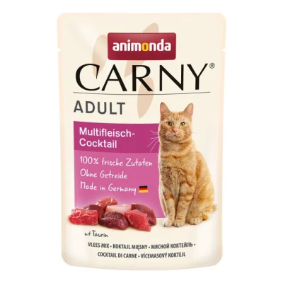 animonda Carny nourriture humide pour chat adulte Cocktail multiviande 24x85 g