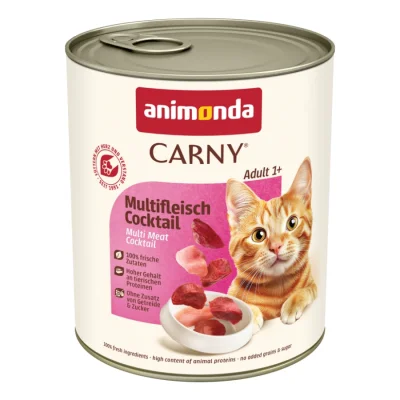 animonda Carny nourriture humide pour chat adulte Cocktail multiviande 6x800 g