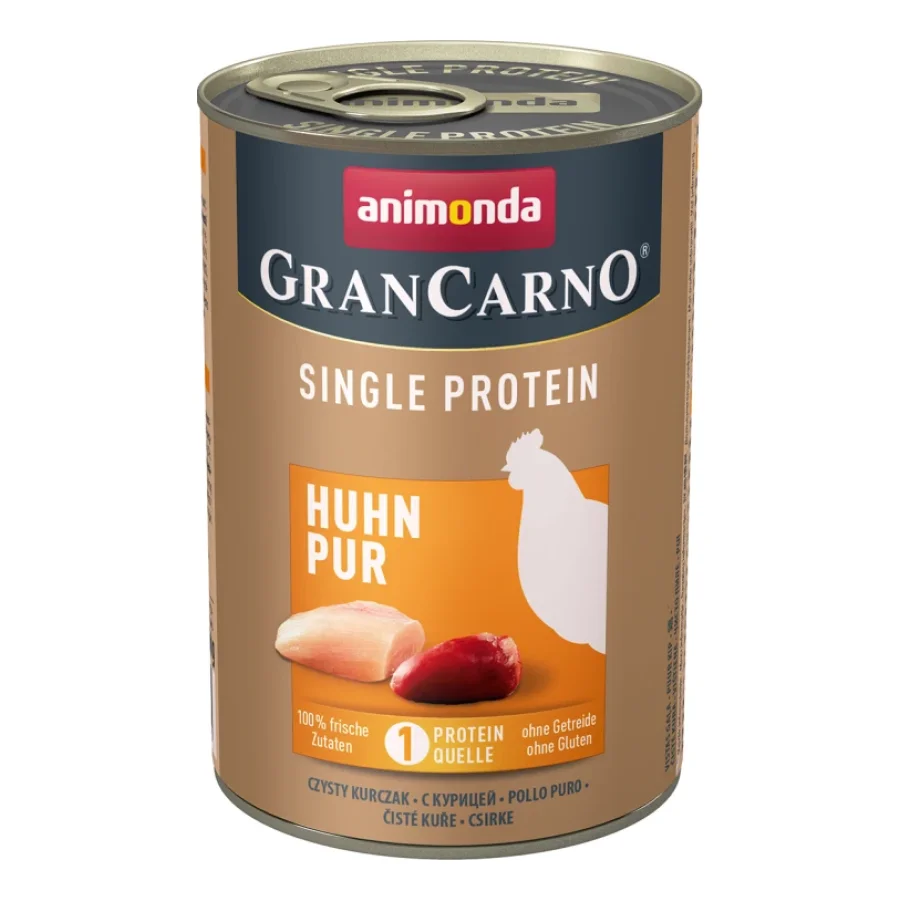animonda GranCarno Adult Single Protein Pur poulet 12x400 g