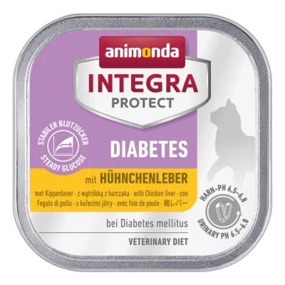 animonda Integra Protect Diabète Foie de poulet 16x100 g