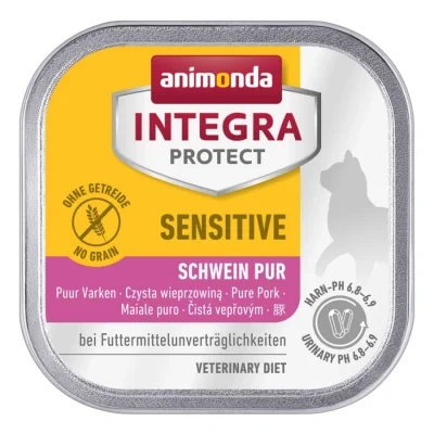 animonda Integra Protect Sensitive 16x100 g Porc pur 16x100 g