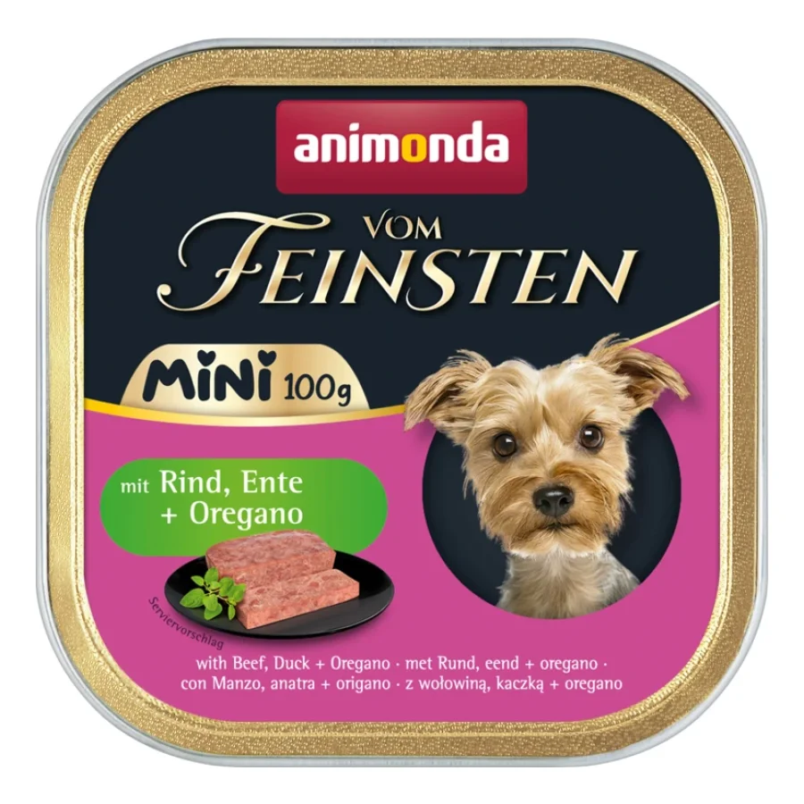 animonda Vom Feinsten Adult Mini 32 x 100 g Bœuf canard