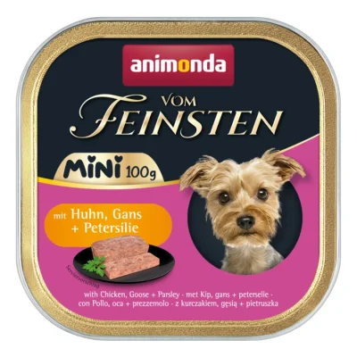 animonda Vom Feinsten Adult Mini 32 x 100 g Poulet et oie