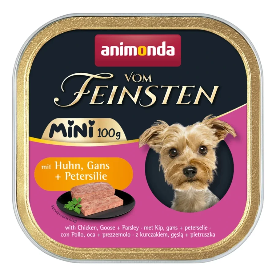 animonda Vom Feinsten Adult Mini 32 x 100 g Poulet et oie