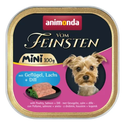 animonda Vom Feinsten Adult Mini 32 x 100 g Volaille & saumon