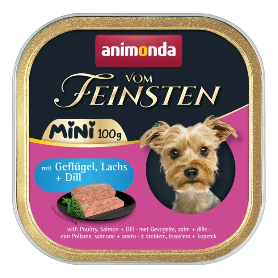 animonda Vom Feinsten Adult Mini 32 x 100 g Volaille & saumon