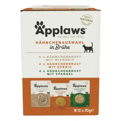Applaws nourriture humide chat adulte multipack Variation de poulet 48x70 g