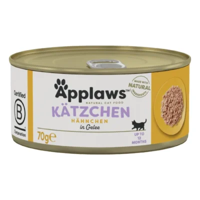 Applaws nourriture humide pour chatons en gelée Poulet 48x70 g