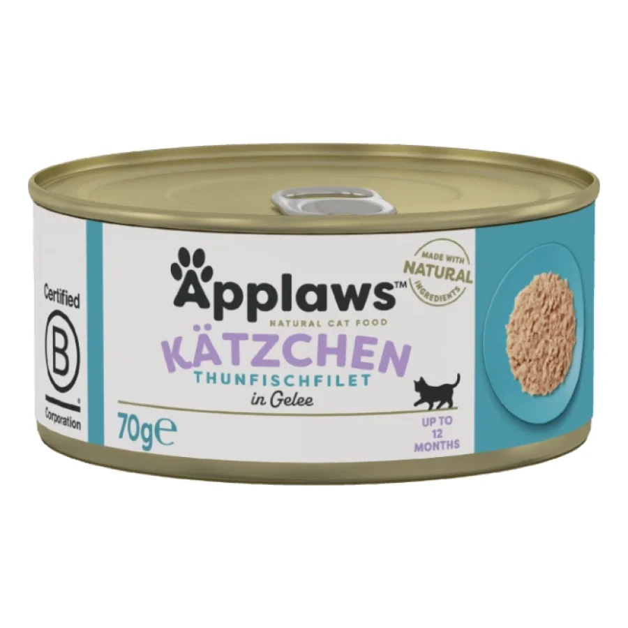 Applaws nourriture humide pour chatons en gelée Thon 48x70 g