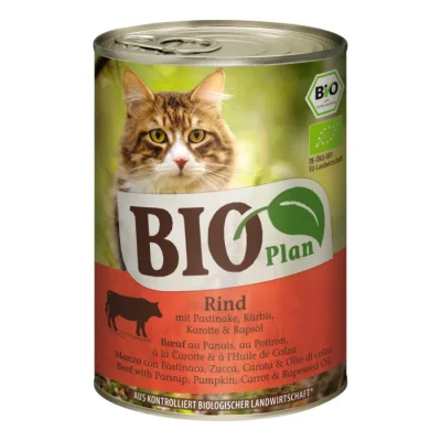 BIOPlan Adult Bœuf au panais, au potiron, à la carotte et à l’huile de colza 24x400 g