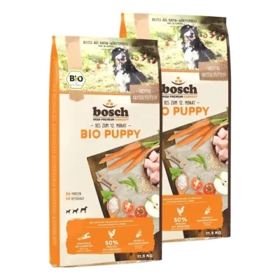 bosch BIO Puppy poulet + carottes 2x11,5 kg