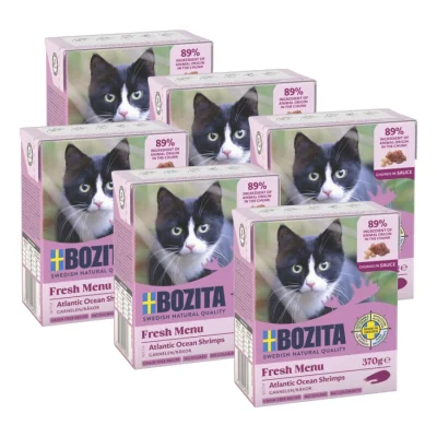 BOZITA Bouchées en sauce 6x370g Garnelen