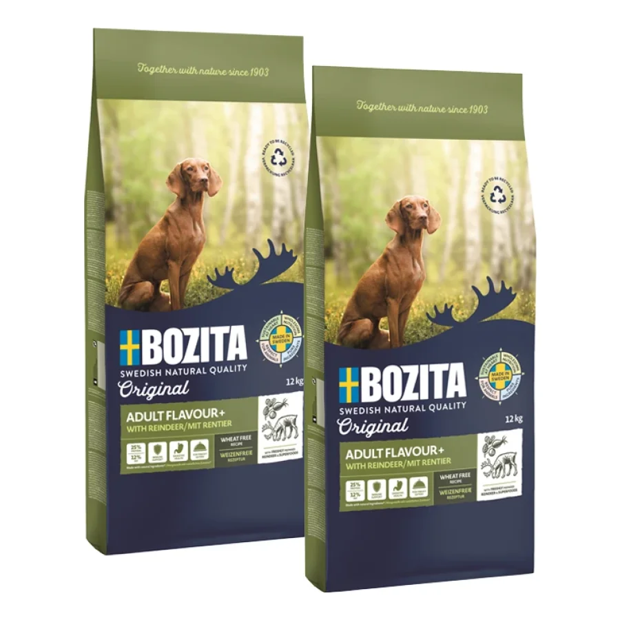 BOZITA Dog Original Adult Flavour Plus 2x12 kg