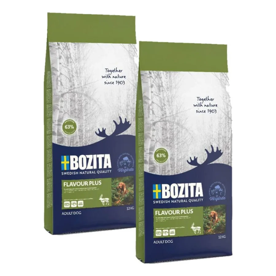 BOZITA Naturals Flavour Plus 2x12 kg