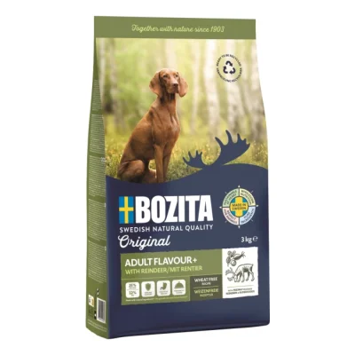 BOZITA Original croquettes pour chiens Adult Flavour+ 3kg 2x3 kg
