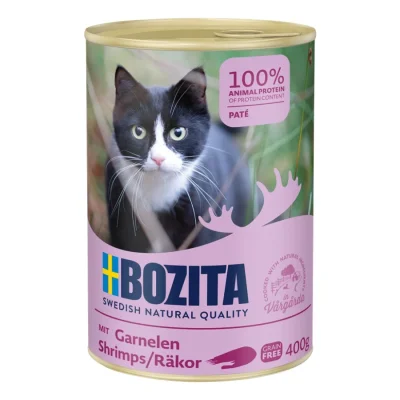 BOZITA Paté 6 x 400 g Garnelen