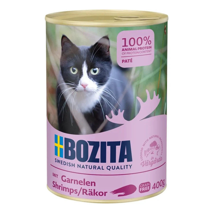 BOZITA Paté 6 x 400 g Garnelen