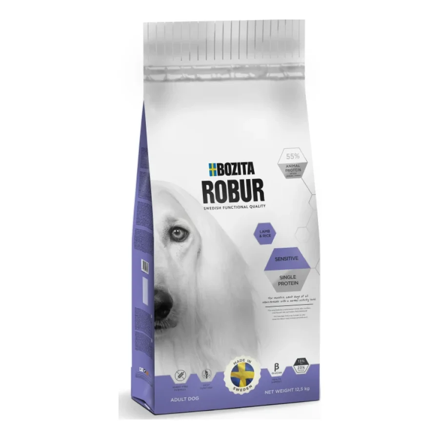 BOZITA Robur Sensitive Agneau et riz 2x12,5 kg