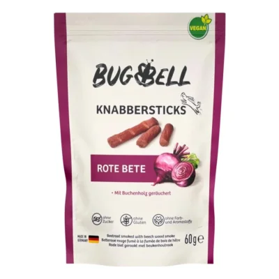 BugBell GmbH BugBell Bâtonnets à mâcher Adult Betterave rouge 12x60 g