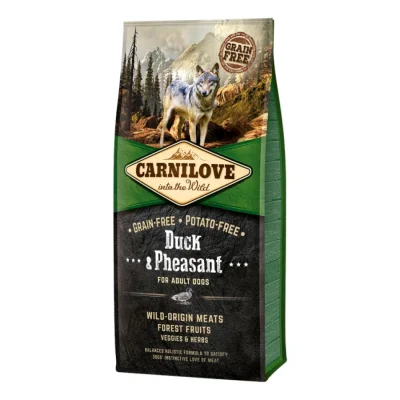 Carnilove Chien Adulte Canard Faisan 12kg