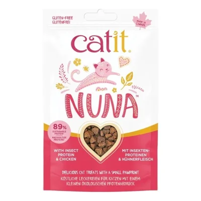 Catit Nuna Treats 4 x 60 g Insecte et poule