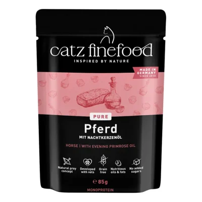 Catz finefood nourriture humide chat Pure Adulte Cheval 32x85 g