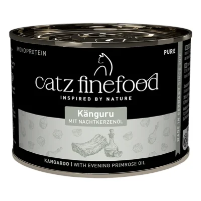 Catz finefood nourriture humide chat Pure Adulte Kangourou 12x200 g