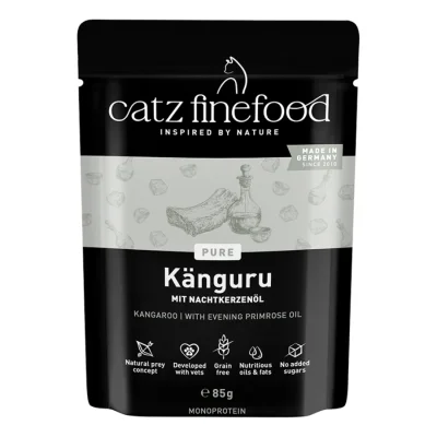 Catz finefood nourriture humide chat Pure Adulte Kangourou 32x85 g